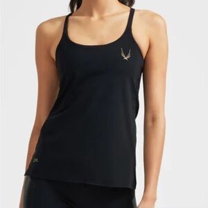 Lucas Hugh London Black Performance Cross Back Tank Size XS Extra‎ Small